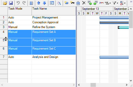 Selecting multiple rows